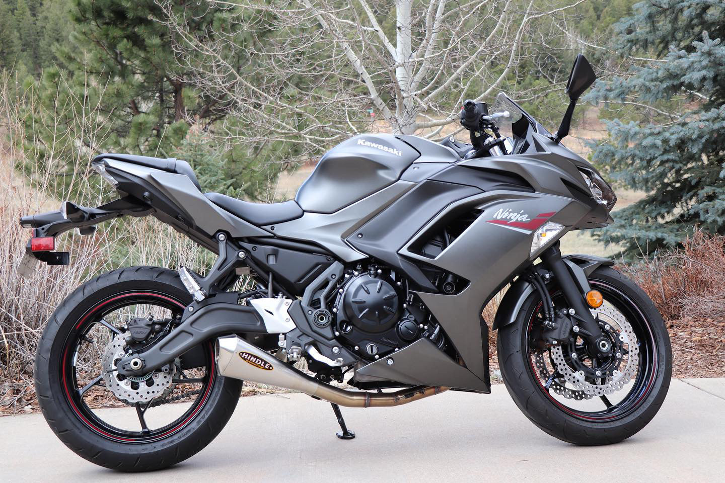 Hindle Performance: Kawasaki 2017 Ninja650 Evo Megaphone Front