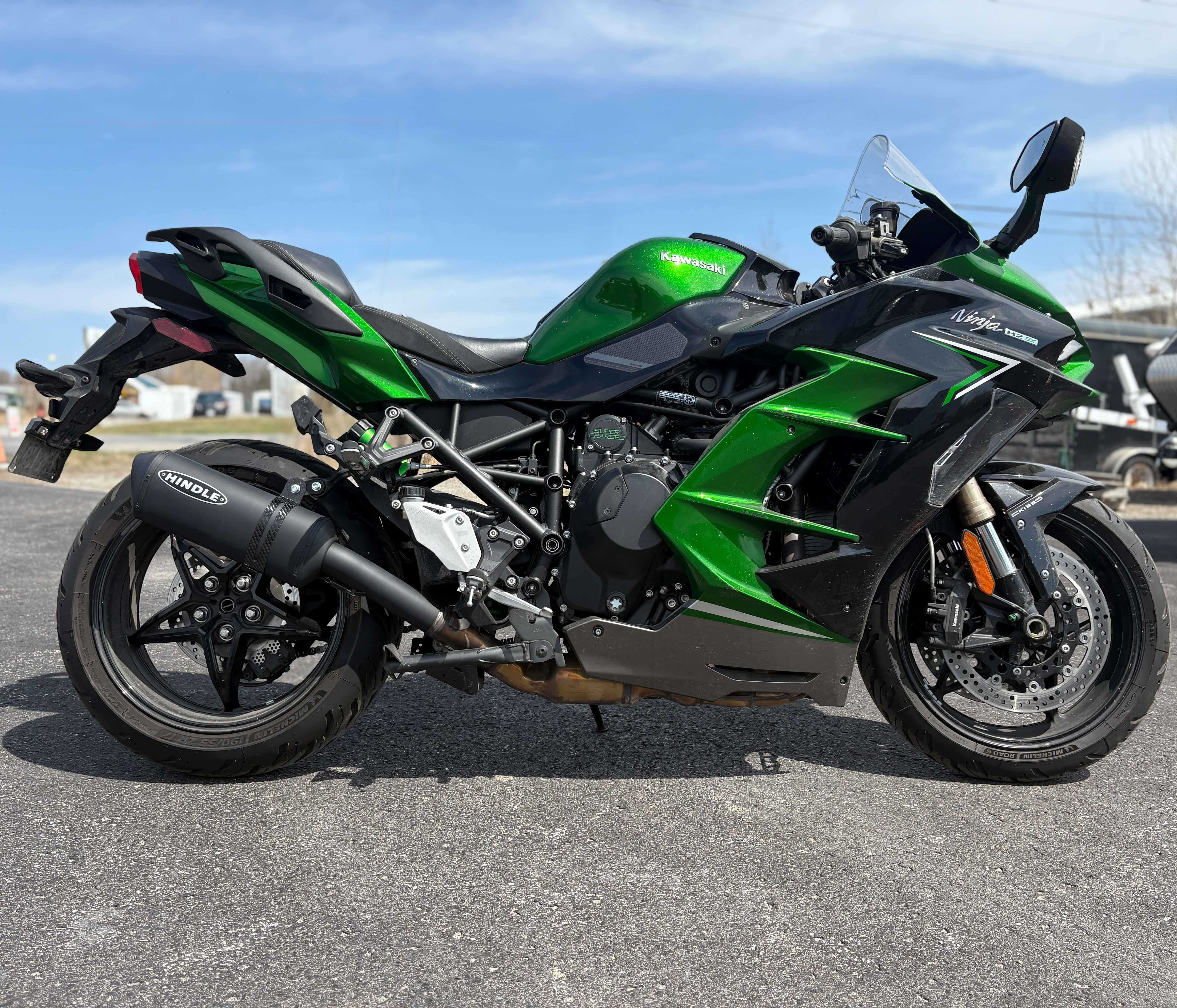 Hindle Performance: KAWASAKI H2SX 2022-2025 STAINLESS SLIP-ON