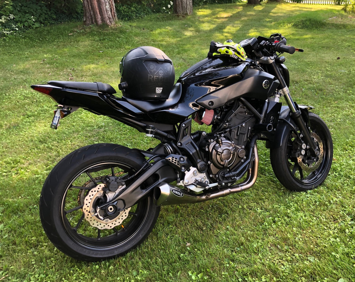 2015-2025 YAMAHA FZ-07/MT-07 Evo Megaphone Stainless Full System