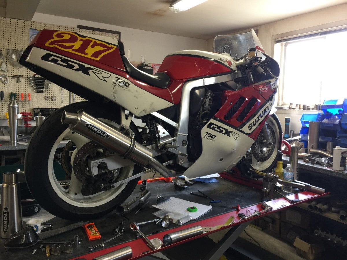 1988-1989 SUZUKI GSXR750 (SLINGSHOT) RRR/HINDLE VINTAGE EXHAUST