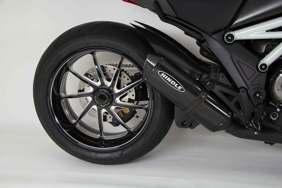 Now available - Hindle Exhaust slip-on for the Ducati Diavel