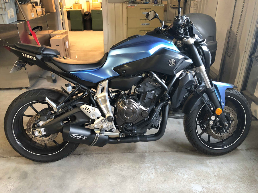 Hindle Customer's Yamaha FZ-07 Exhaust and Tuning Package