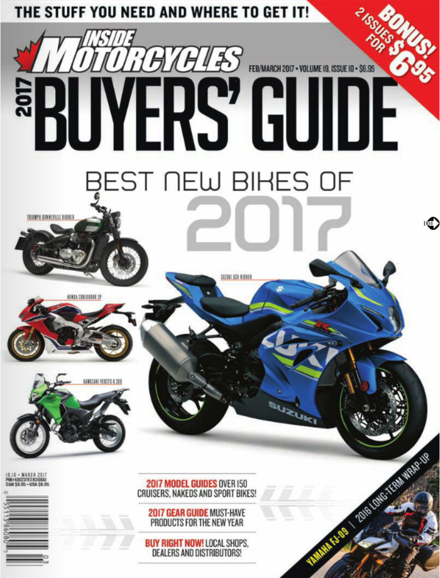 Hindle Exhaust featured in the 2017 Inside Motorcycles Buyers' Guide