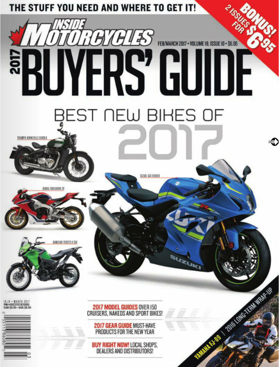 Hindle Exhaust featured in the 2017 Inside Motorcycles Buyers' Guide