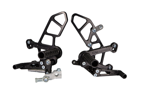 Kawasaki Ninja 21-24 ZX10R/RR Complete Rearset Kit w/ Pedals - STD/GP Shift