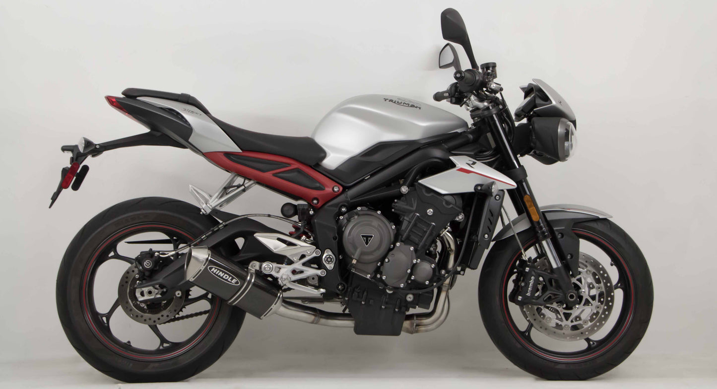2017-2024 TRIUMPH STREET TRIPLE 765 Stainless Steel Full System
