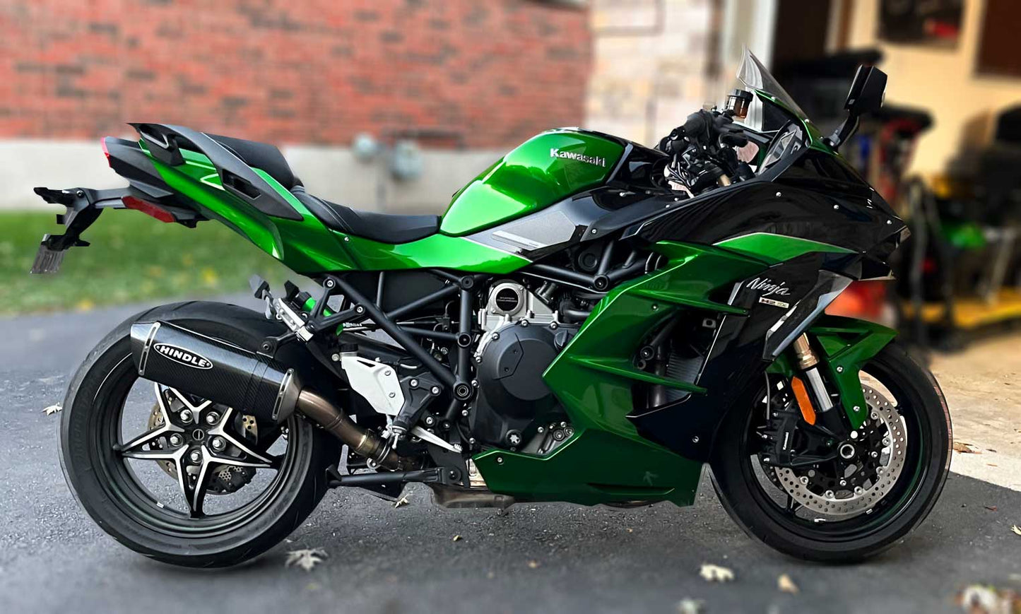 KAWASAKI H2SX 2018-2021 STAINLESS SLIP-ON