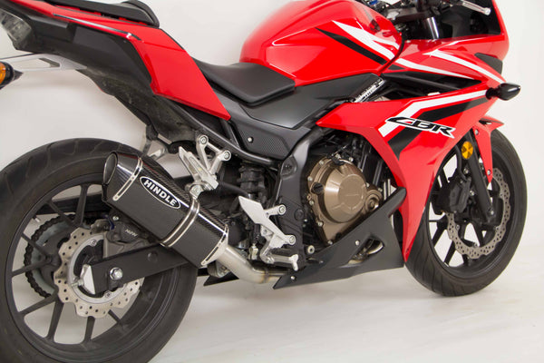 2016-2024 HONDA CBR500R/CB500F/CB500X Stainless Slip-On