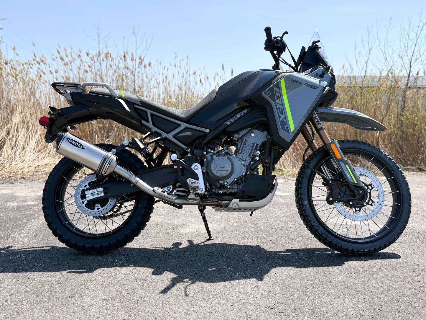 2025-2026 Kawasaki CFMoto IBEX 450 Stainless Slip-On