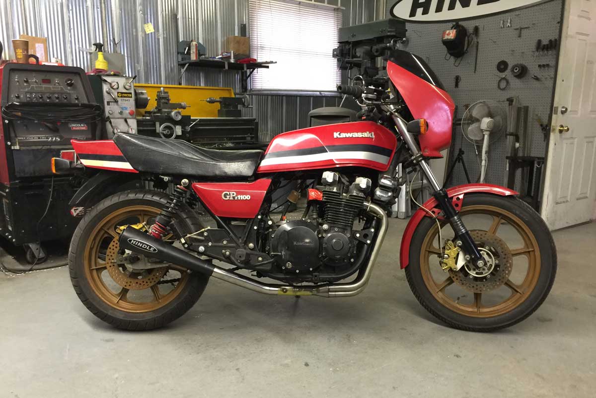 1977-1982 KAWASAKI KZ1000, 1981-1984 KZ1100/GPZ1100 RRR/HINDLE VINTAGE EXHAUST