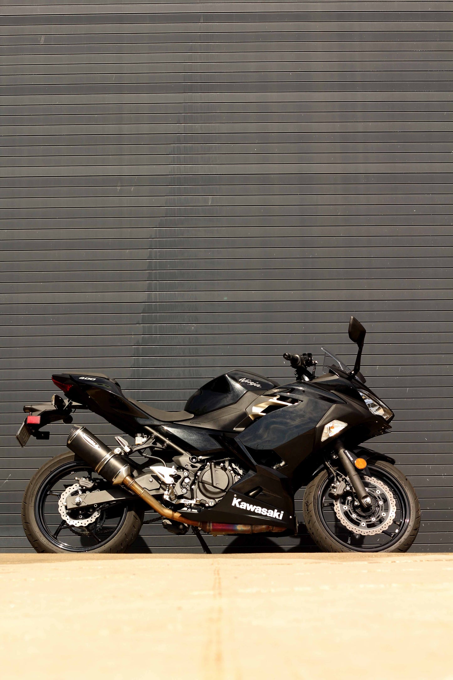 2018-2024 Kawasaki Ninja 400R/2024 Ninja 500 Stainless Slip-On