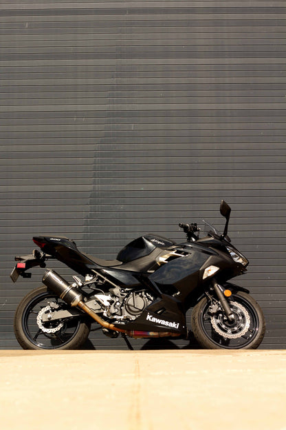 2018-2024 Kawasaki Ninja 400R/2024 Ninja 500 Stainless Slip-On