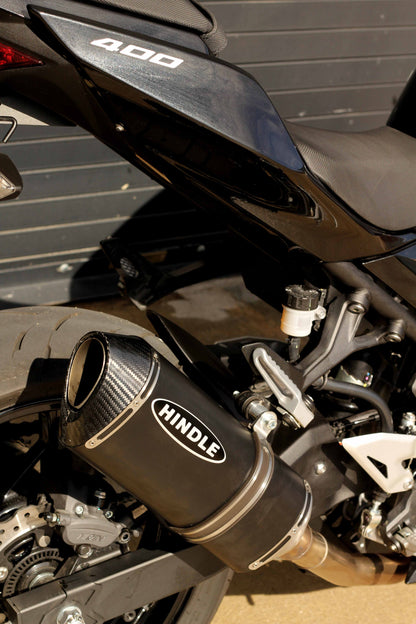 2018-2024 Kawasaki Ninja 400R/2024 Ninja 500 Stainless Slip-On