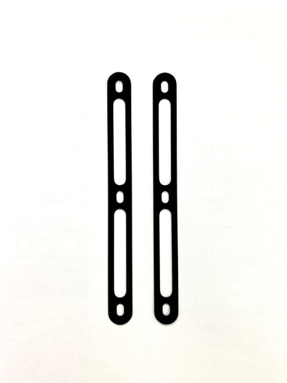 REPLACEMENT RIVET STRAPS FOR EVOLUTION MUFFLER - BLACK