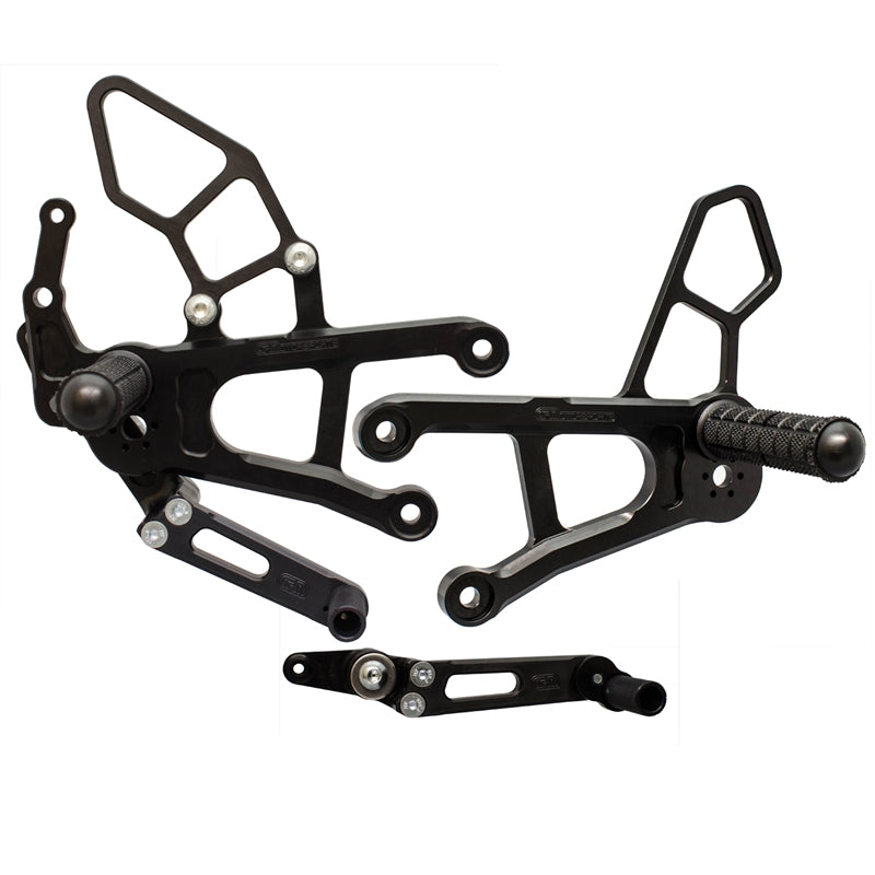 Woodcraft Rearsets: Yam FZ10 2017-18 Complete – Hindle Exhaust Systems