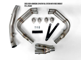 2023-2026 KAWASAKI ZX-4R/ZX-4RR Full Exhaust System  - Hindle Evolution Megaphone