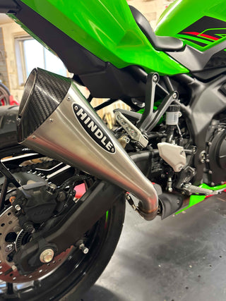 2023-2026 Kawasaki ZX-4R/ZX-4RR Stainless Evo Megaphone Slip-On