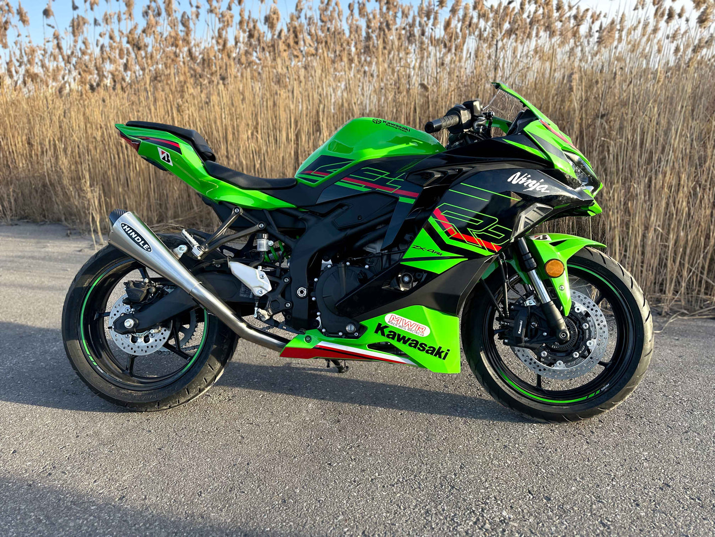 2023-2025 KAWASAKI ZX-4R/ZX-4RR Stainless Evo Megaphone Full System