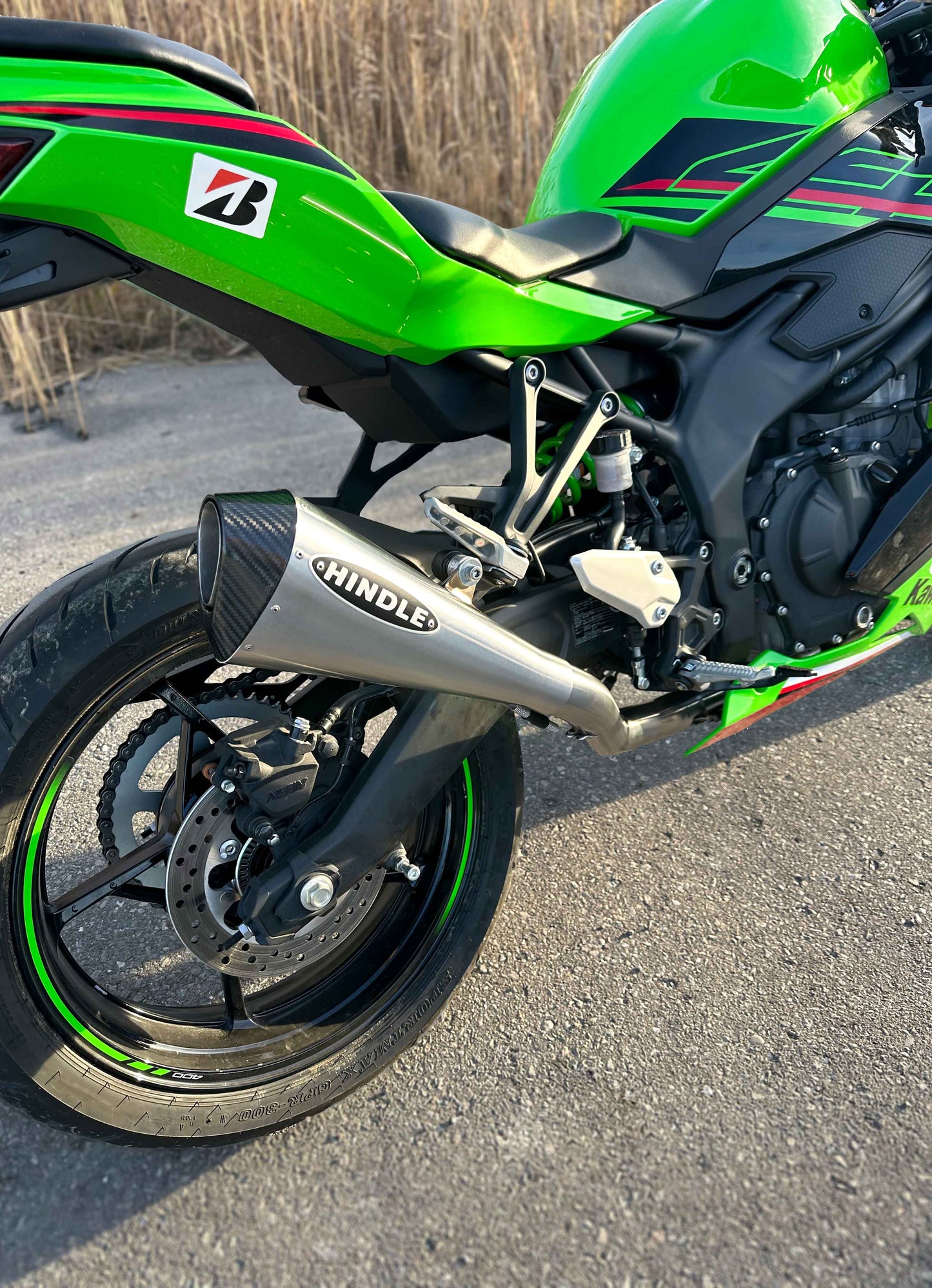 2023-2025 KAWASAKI ZX-4R/ZX-4RR Stainless Evo Megaphone Full System