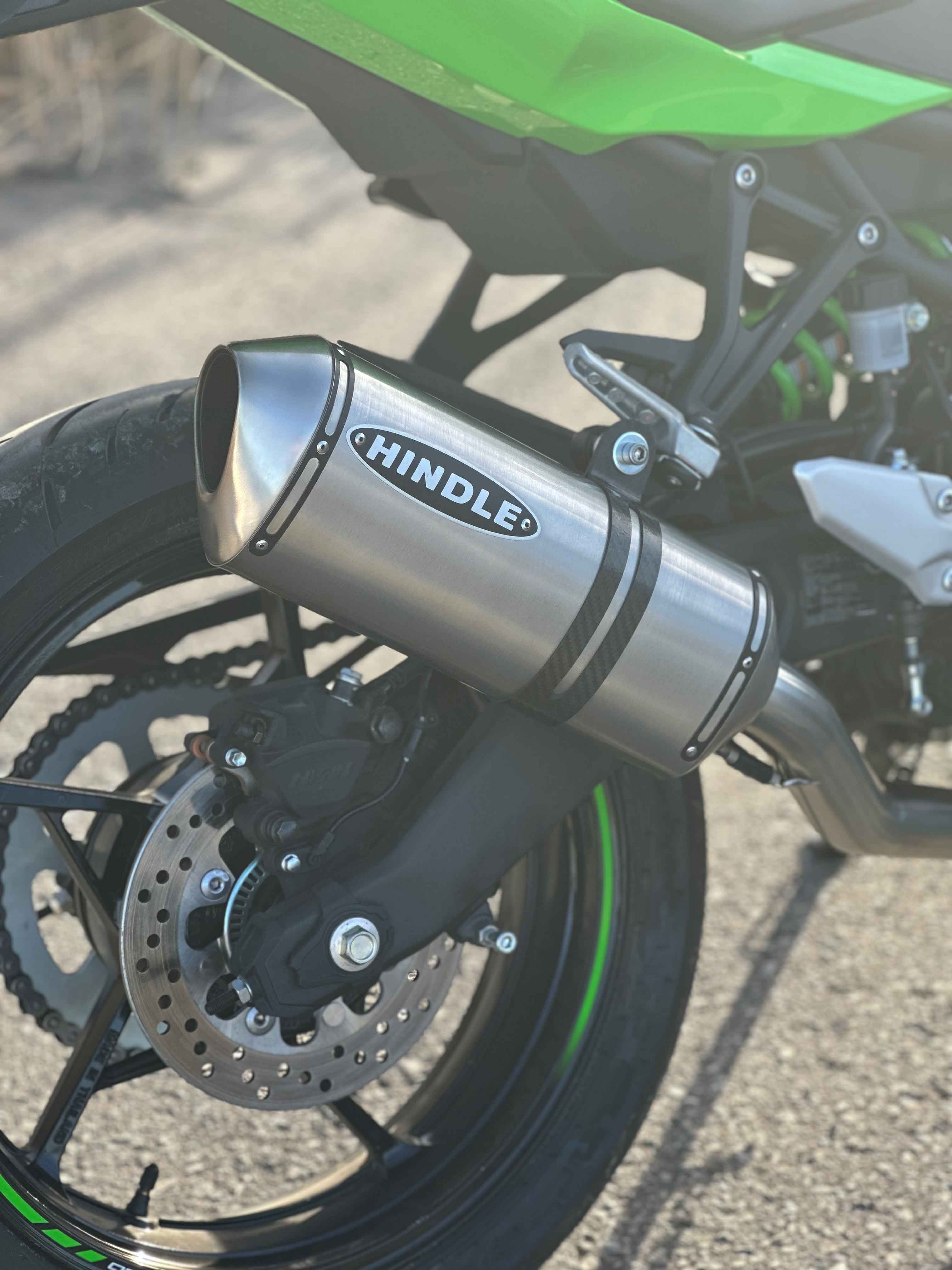2023+ Kawasaki ZX-4R/RR Full Exhaust System | Hindle Evo Megaphone