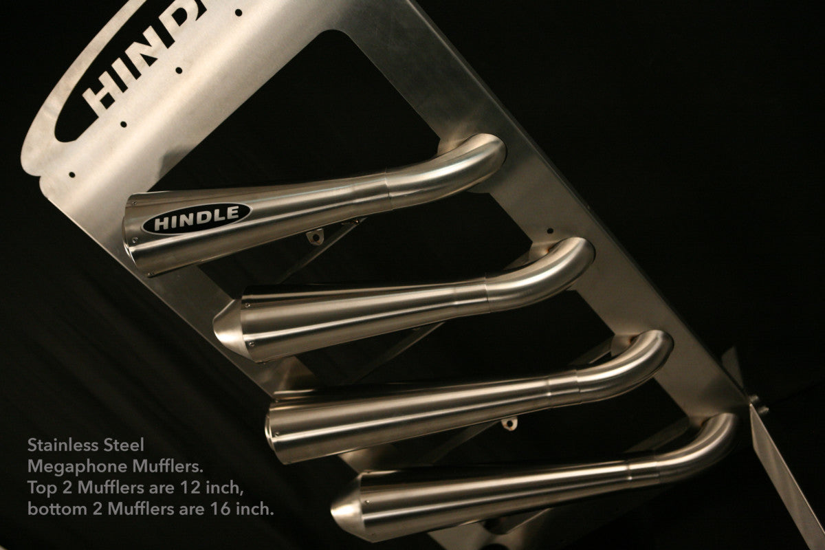 RRR/HINDLE MEGAPHONE MUFFLERS