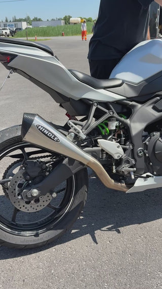 2023-2026 Kawasaki ZX-4R/ZX-4RR Stainless Evo Megaphone Slip-On