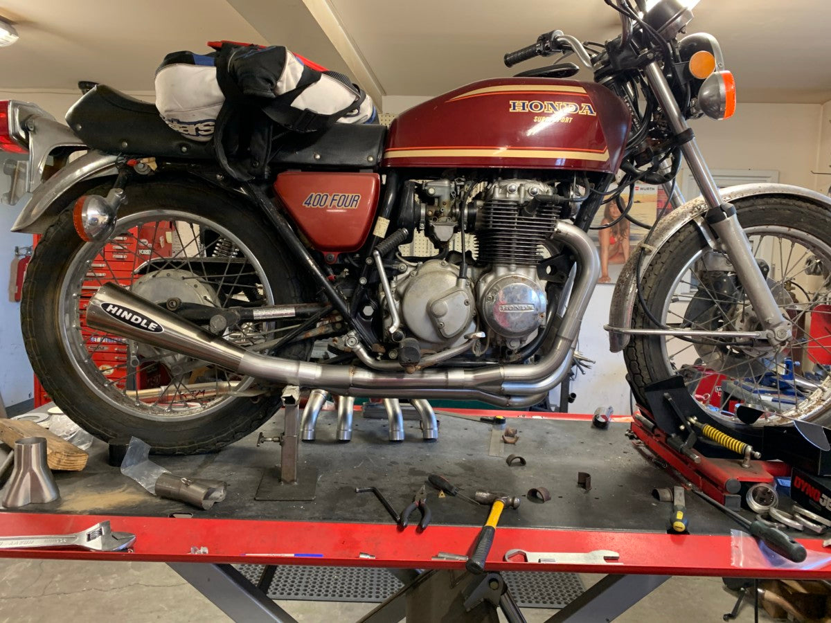 1972-1974 HONDA CB350F/(1975-1977)CB400F RRR/HINDLE VINTAGE EXHAUST