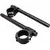 Woodcraft 3 Piece Split Clip-on Assembly 50MM with Extra Long Black Bars
