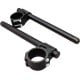 Woodcraft 3 Piece Split Clip-on Assembly 53MM with Extra Long Black Bars