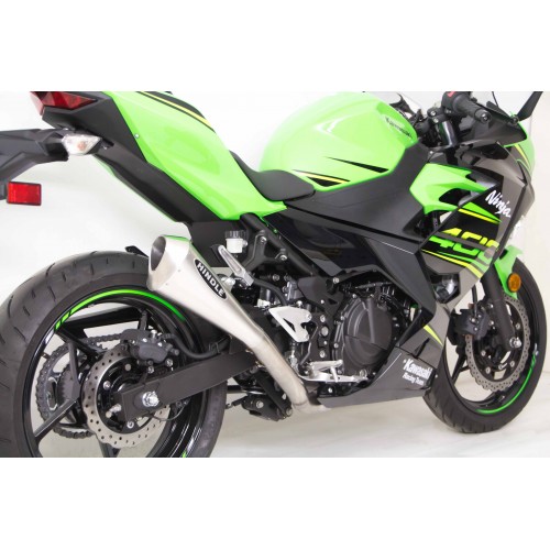 Gå vandreture brugervejledning mobil Hindle Performance: Kawasaki 2018 Ninja400 Evo Megaphone Full System